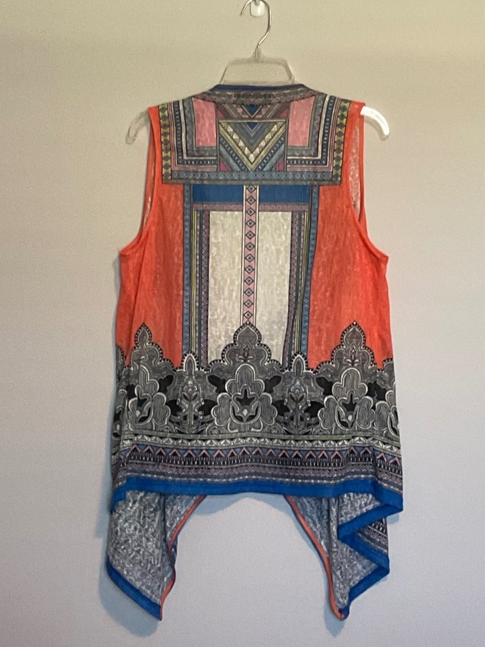 FLYING TOMATO SLEEVELESS BOHO TRIBAL KIMONO SIZE M